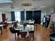 IIGH researcher providing a training session. 
